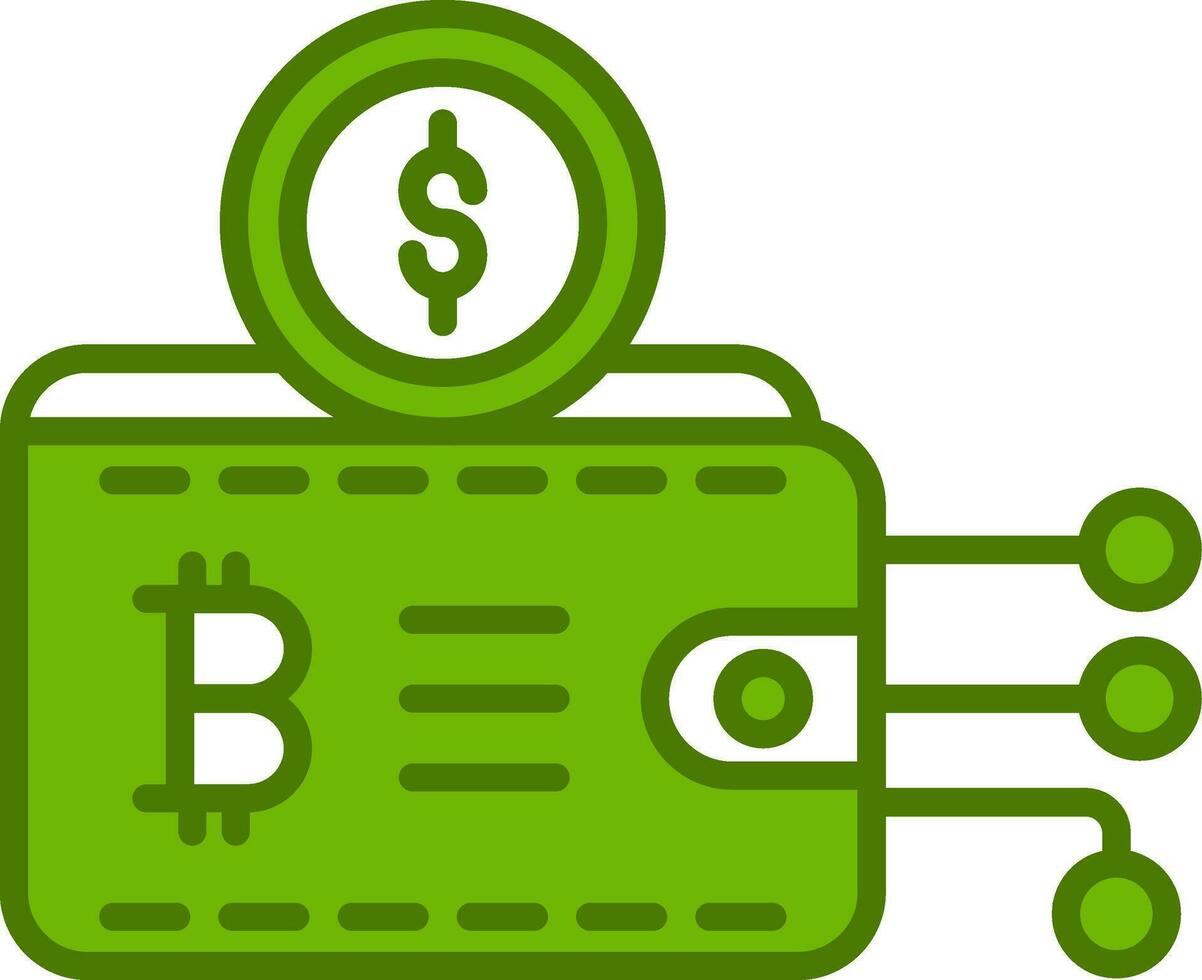 Crypto Wallet Vector Icon