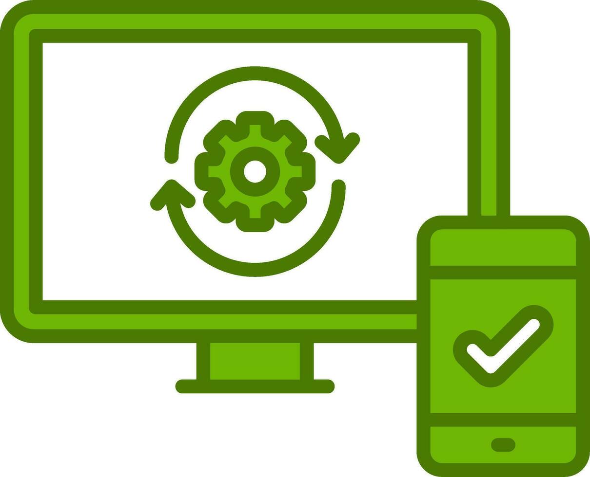 Synchronization Vector Icon