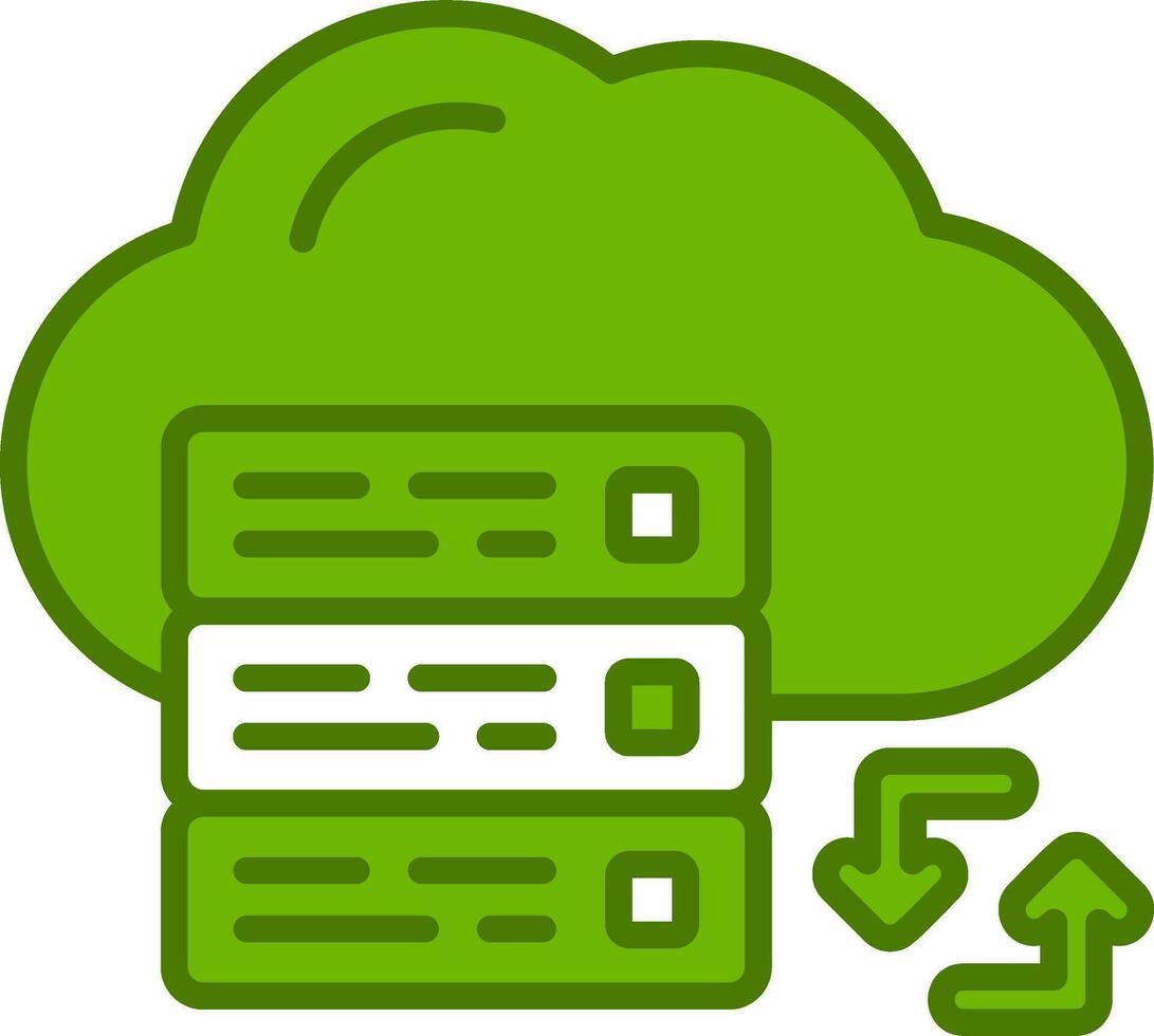 Data Storage Vector Icon