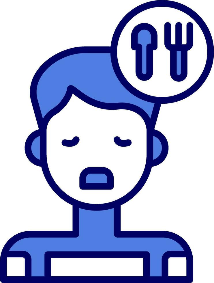 Eating Disorder Vector Icon