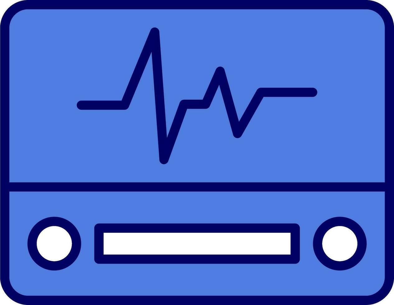 Electrocardiogram Vector Icon