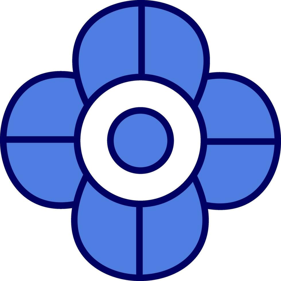 African Violet Vector Icon