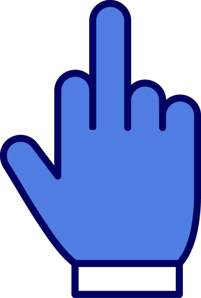 Middle Finger Vector Icon