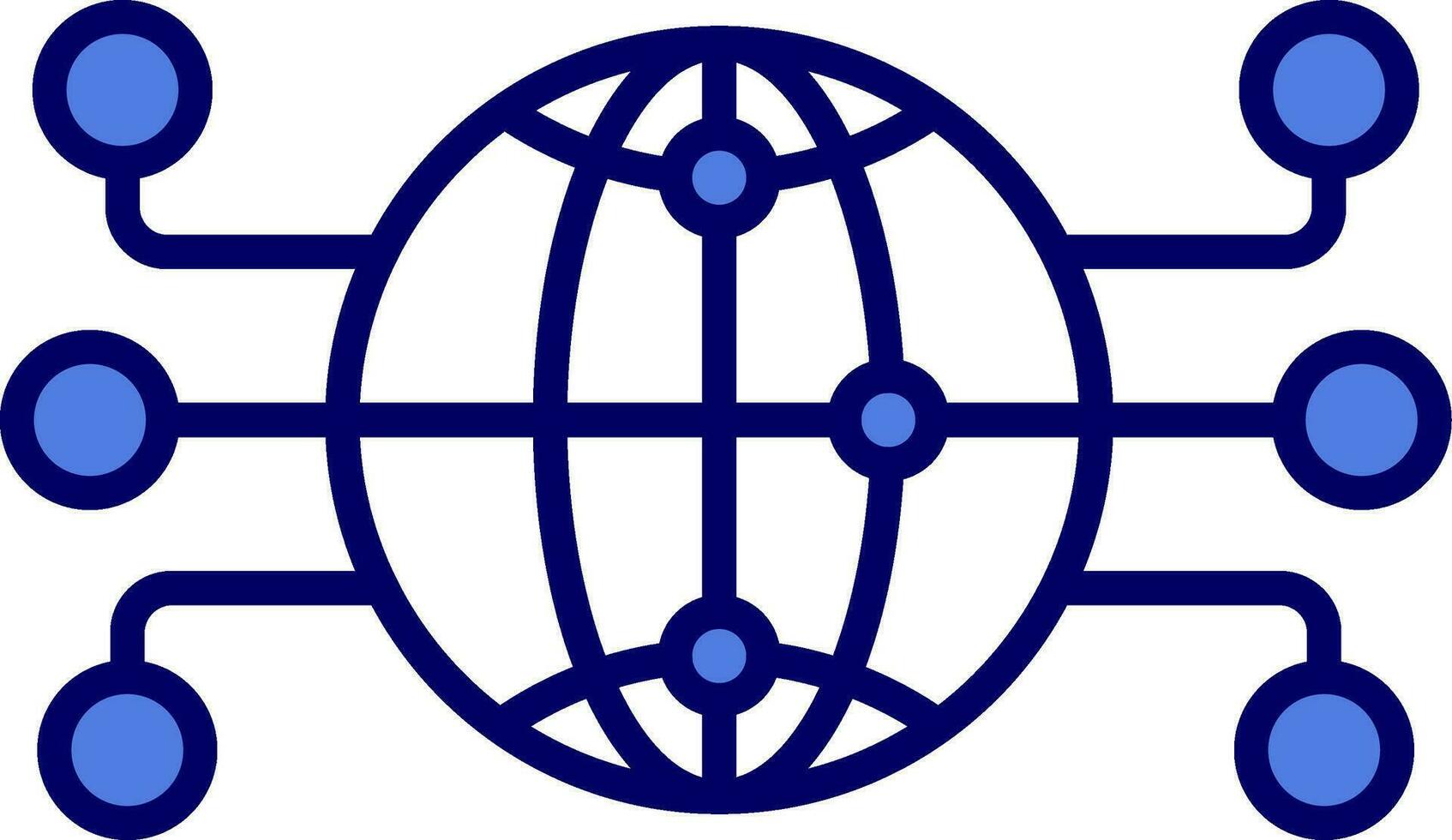 Global Network Vector Icon