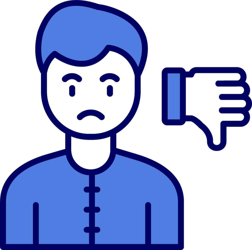 Dissatisfaction Vector Icon