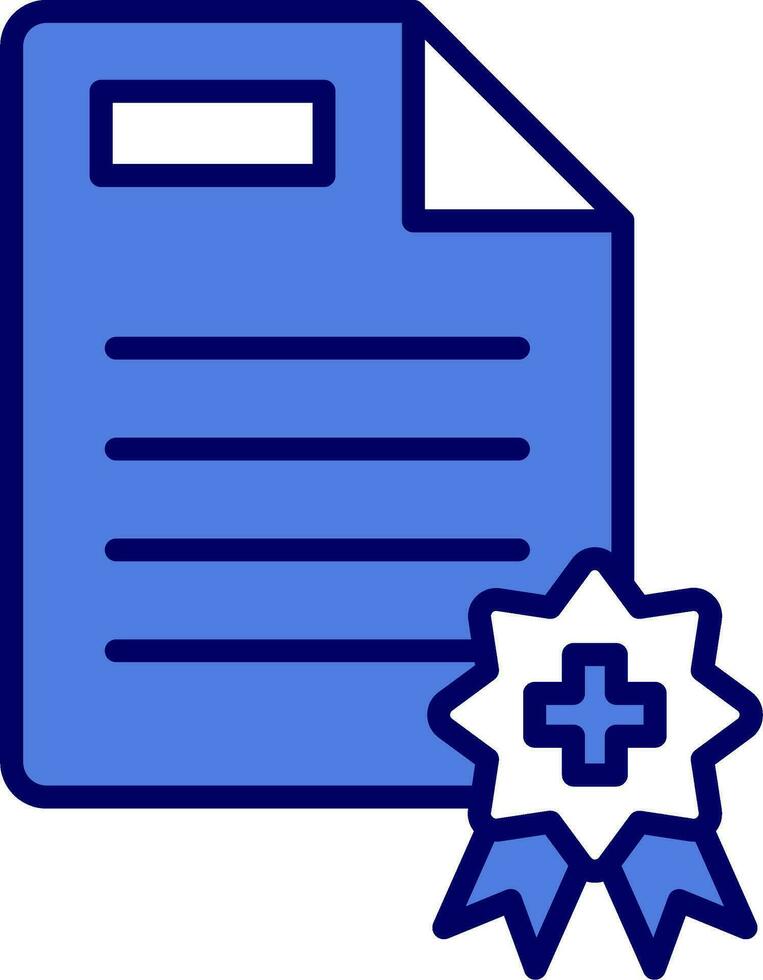 Medical Certificate Vector Icon