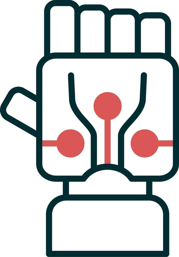 Bionic Hand Vector Icon
