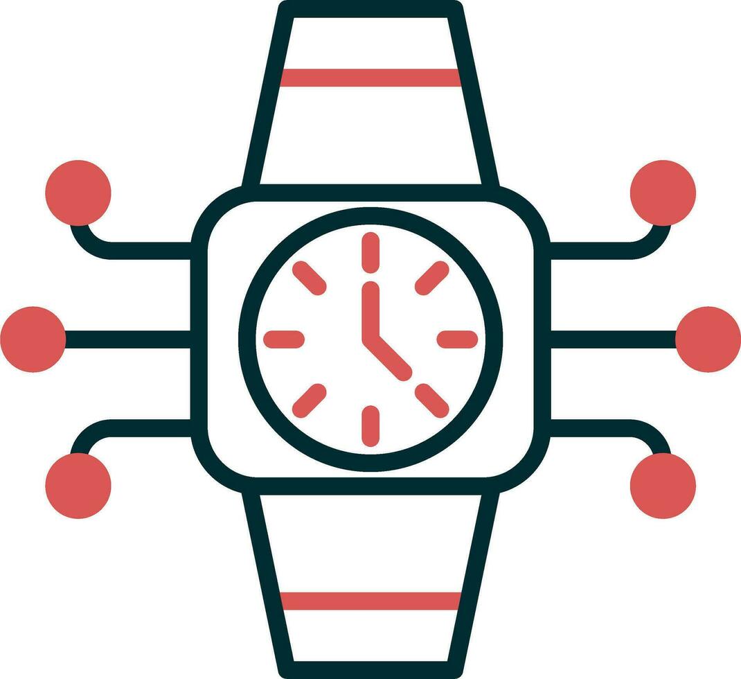 icono de vector de reloj inteligente