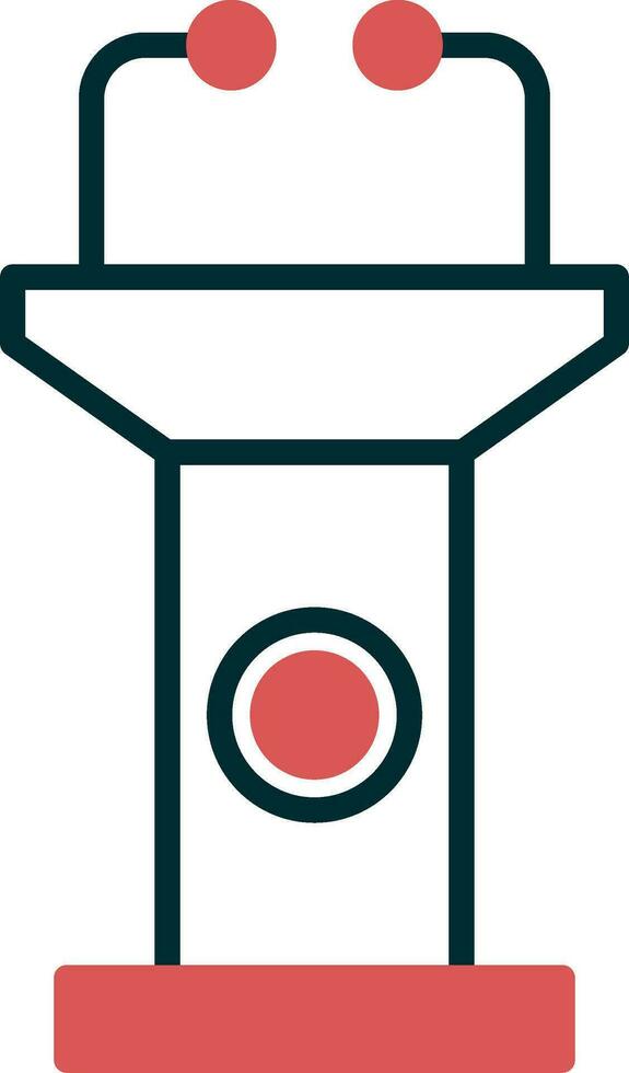 Tribune Vector Icon