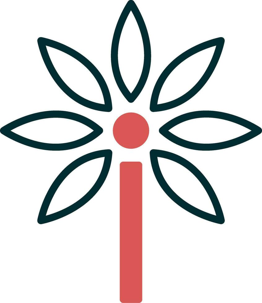 Schefflera Vector Icon