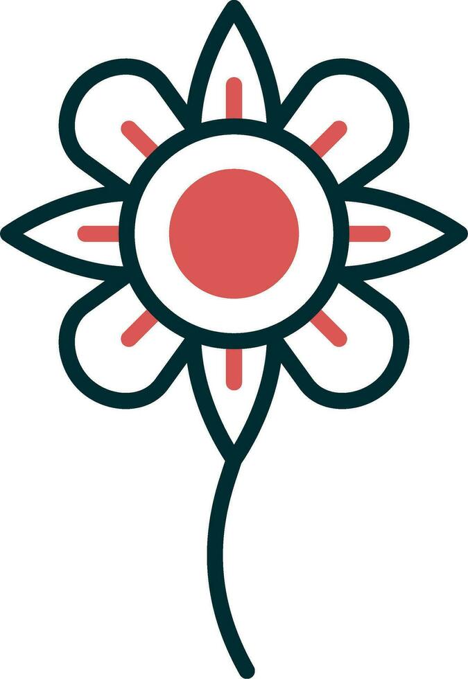 Ixora Vector Icon