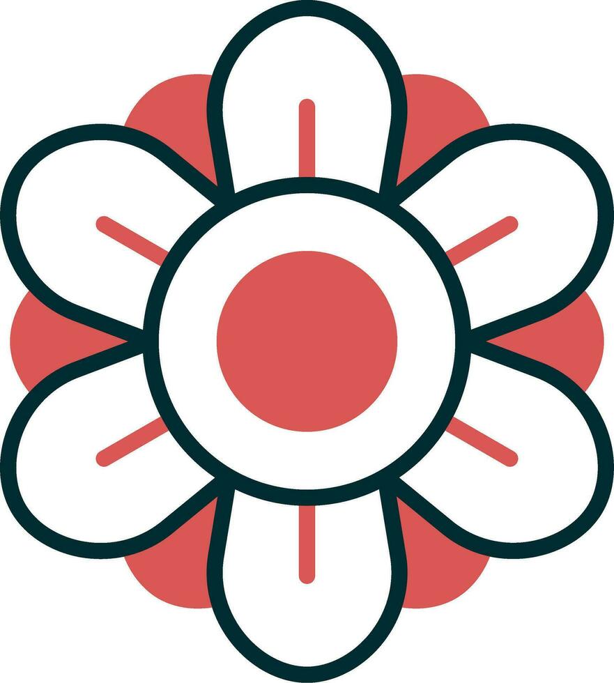 Dahlia Vector Icon