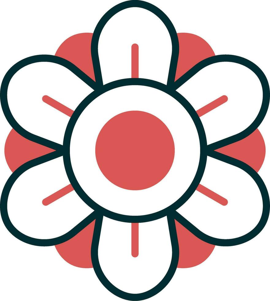 Dahlia Vector Icon