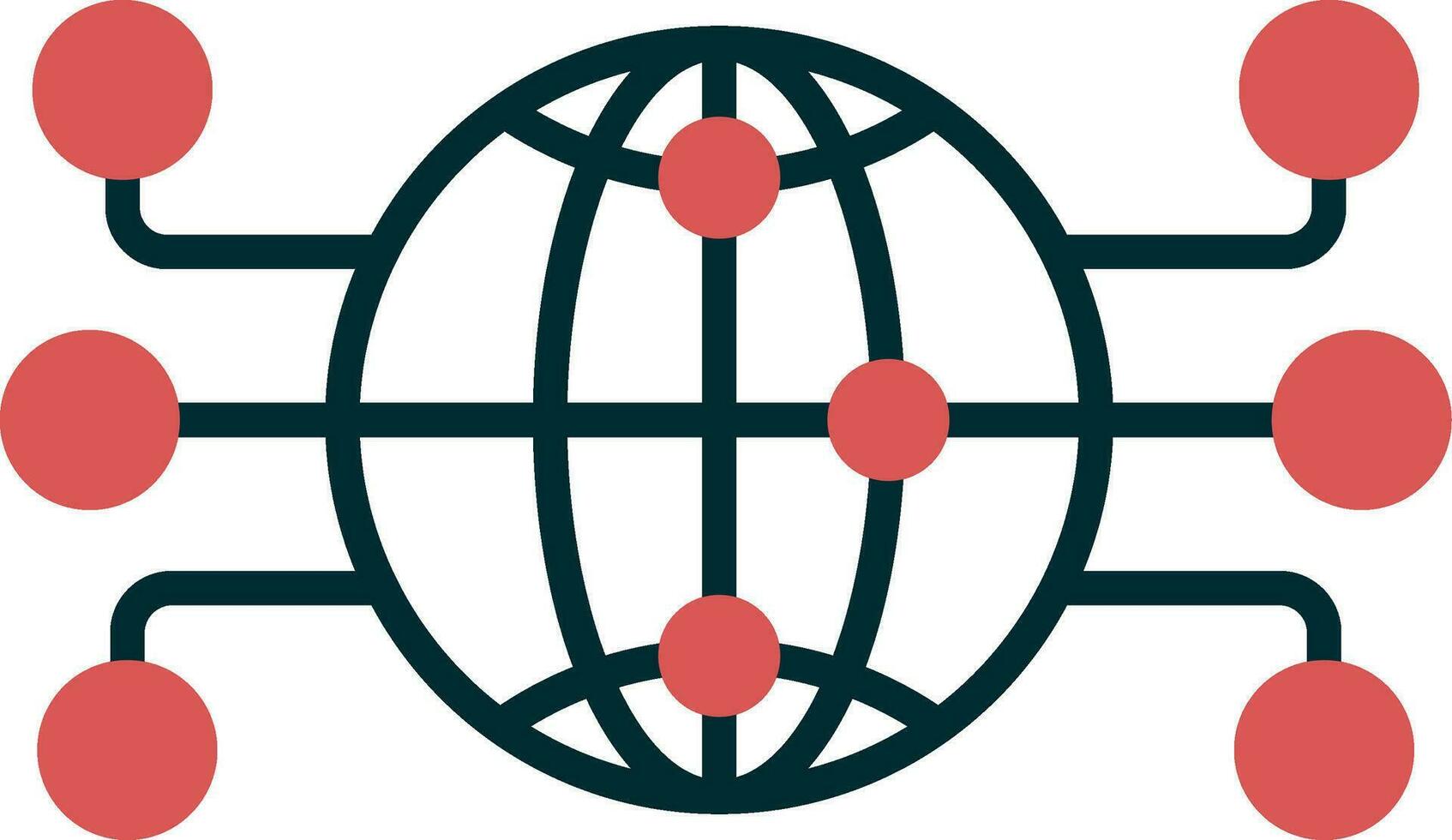 Global Network Vector Icon