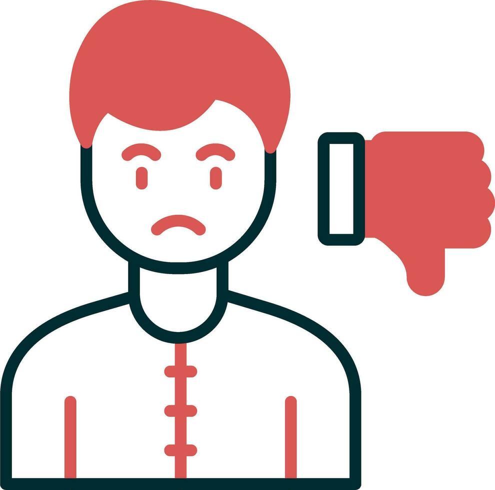 Dissatisfaction Vector Icon