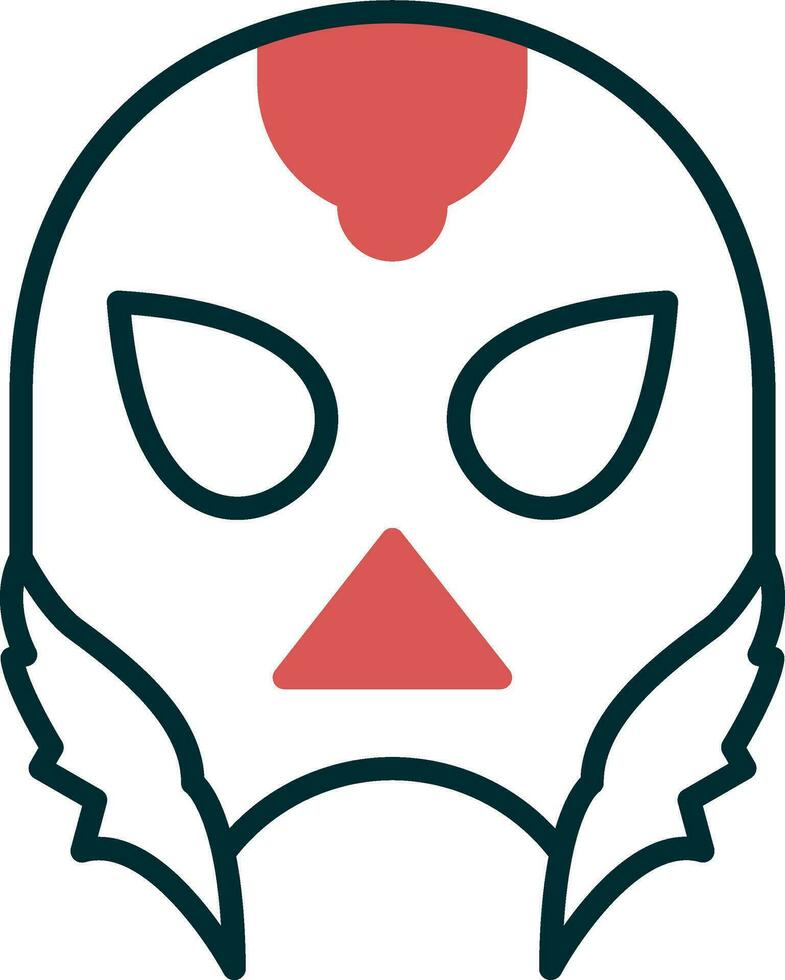 lucha mascaras vector icono