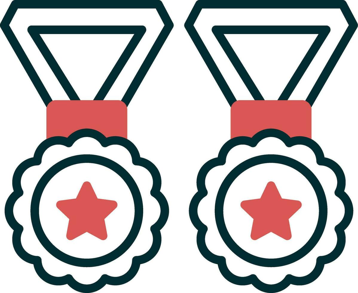 icono de vector de medallas