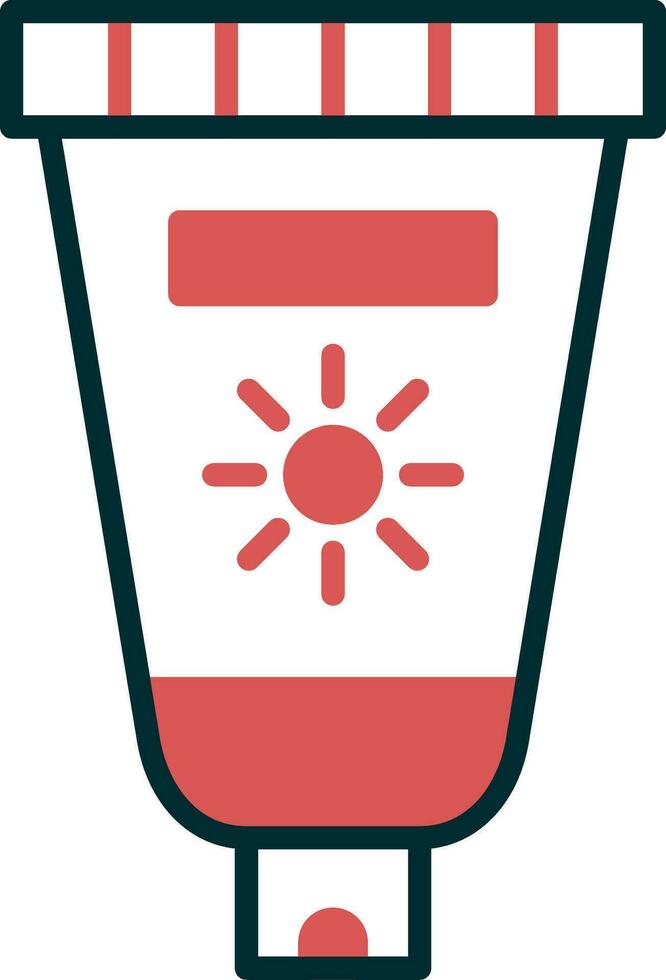 Sunscreen Vector Icon