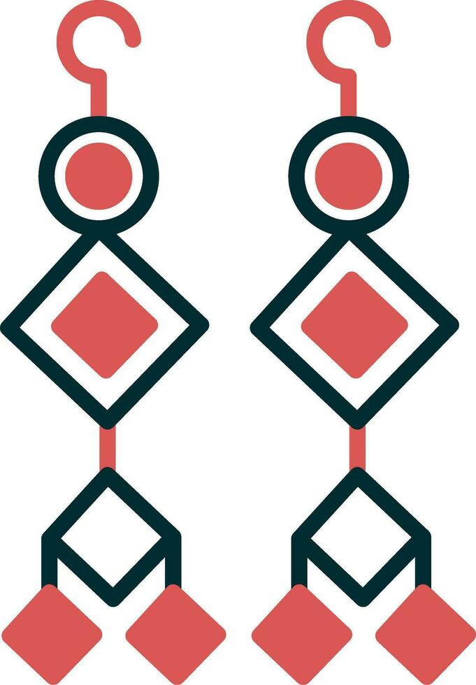 Earrings Vector Icon