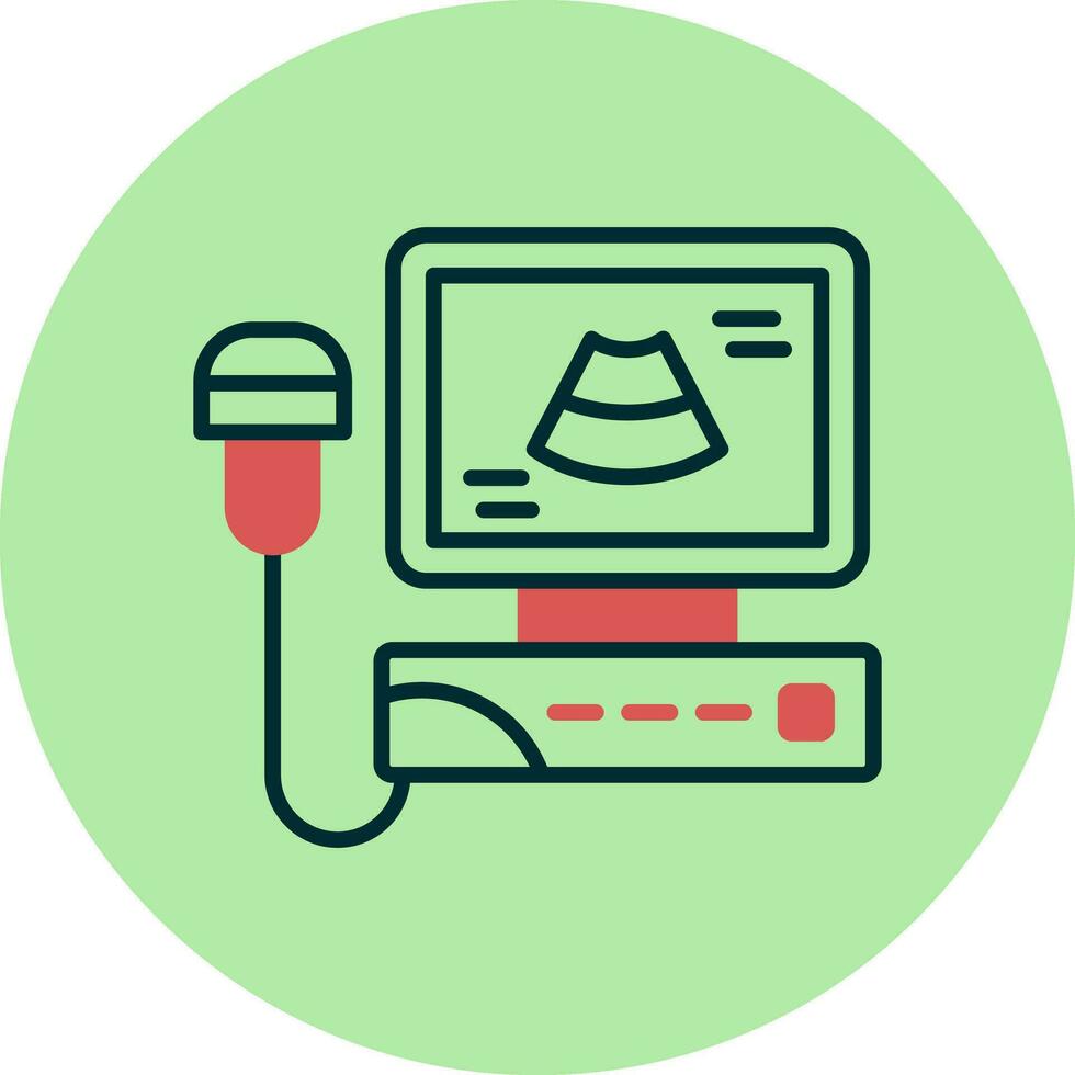 Ultrasonography Vector Icon