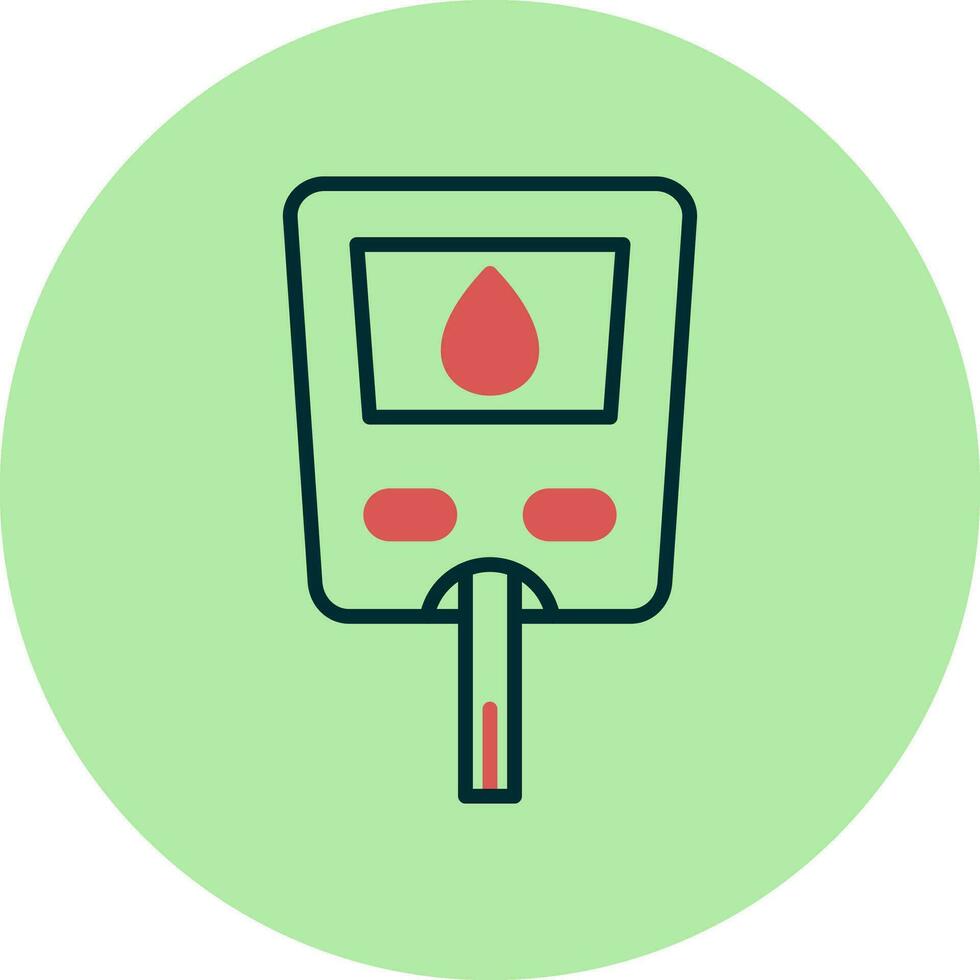 Glucose Meter Vector Icon