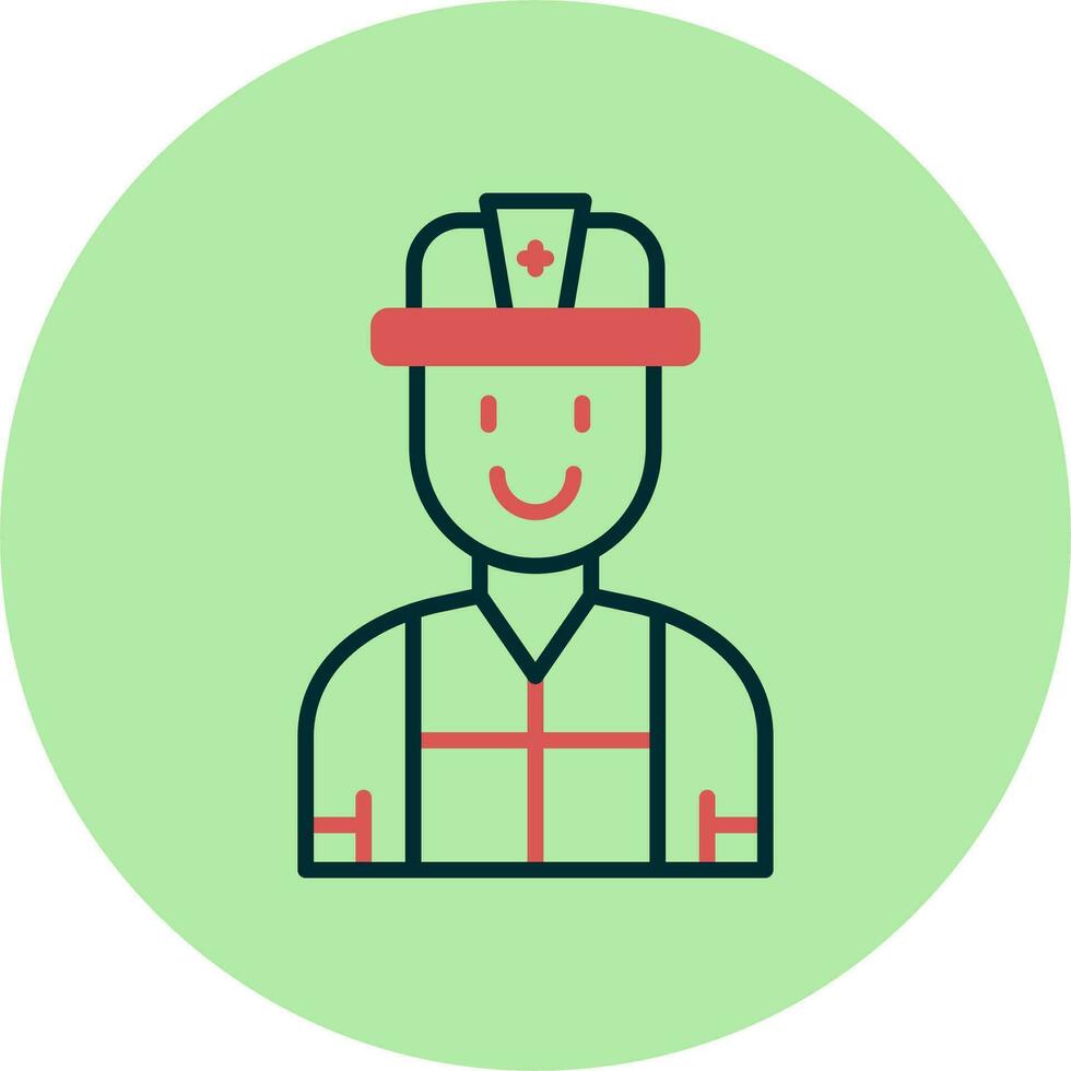 Firefighter Vector Icon