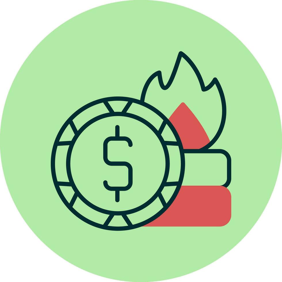 Burn Vector Icon