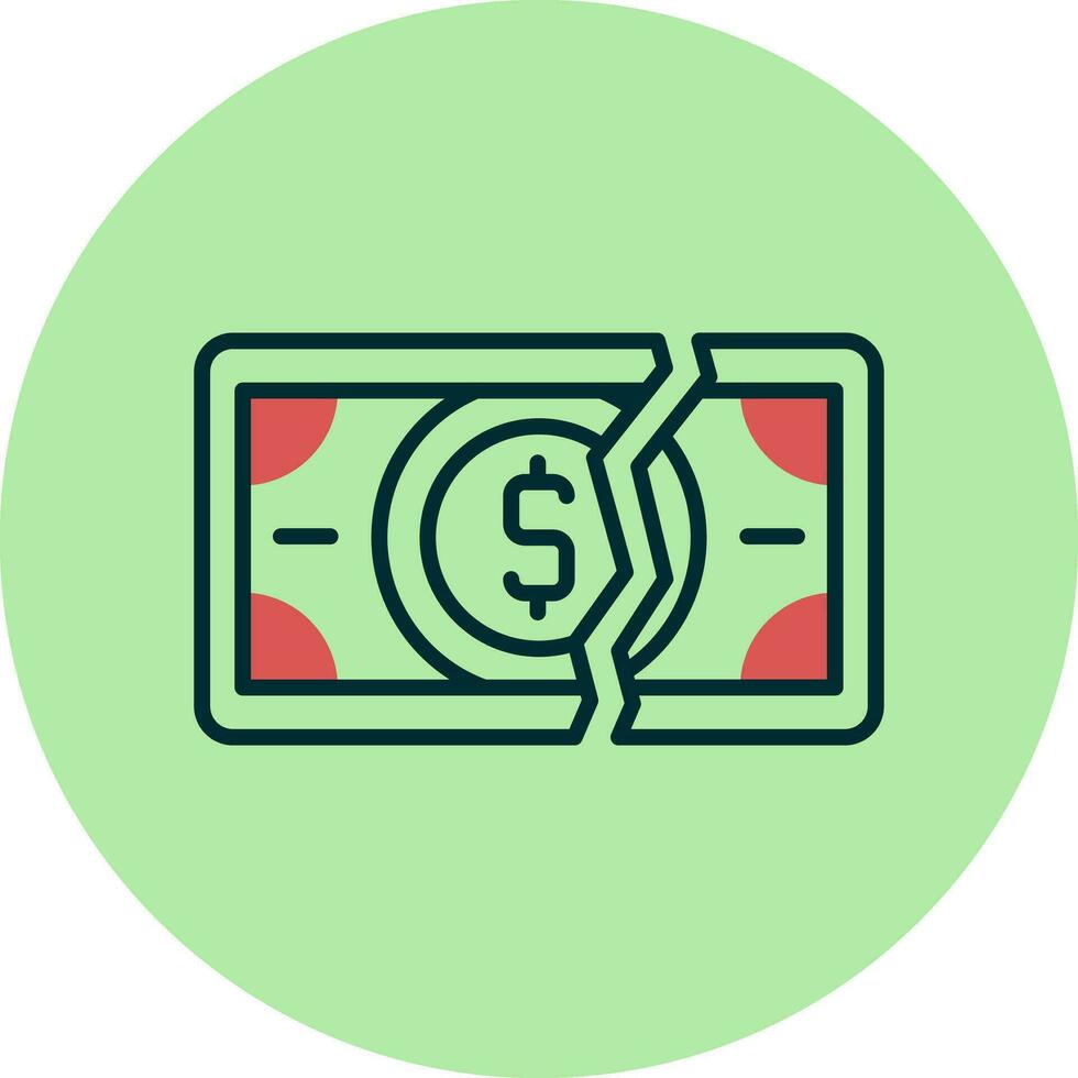 Bankruptcy Vector Icon