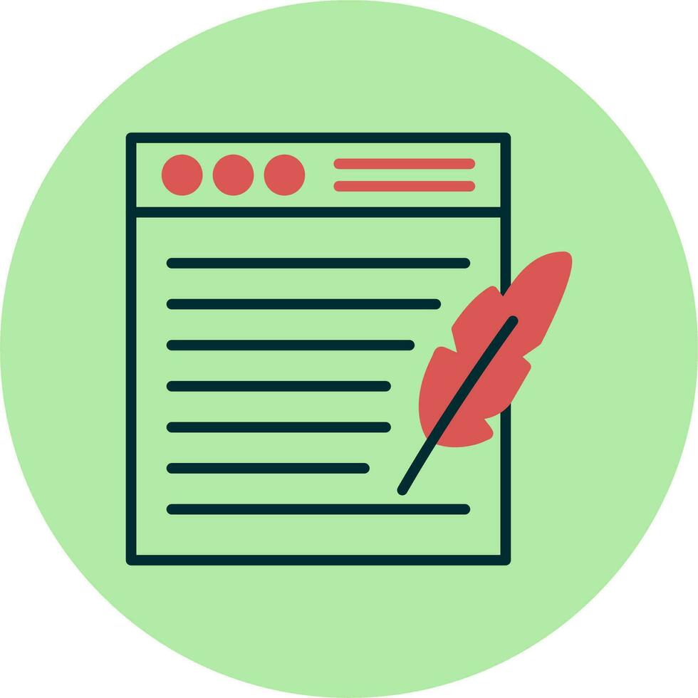 Feather Vector Icon