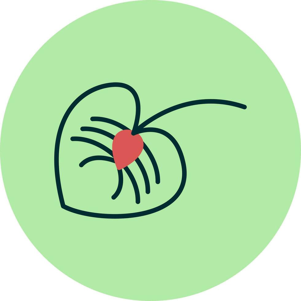 Anthurium Vector Icon