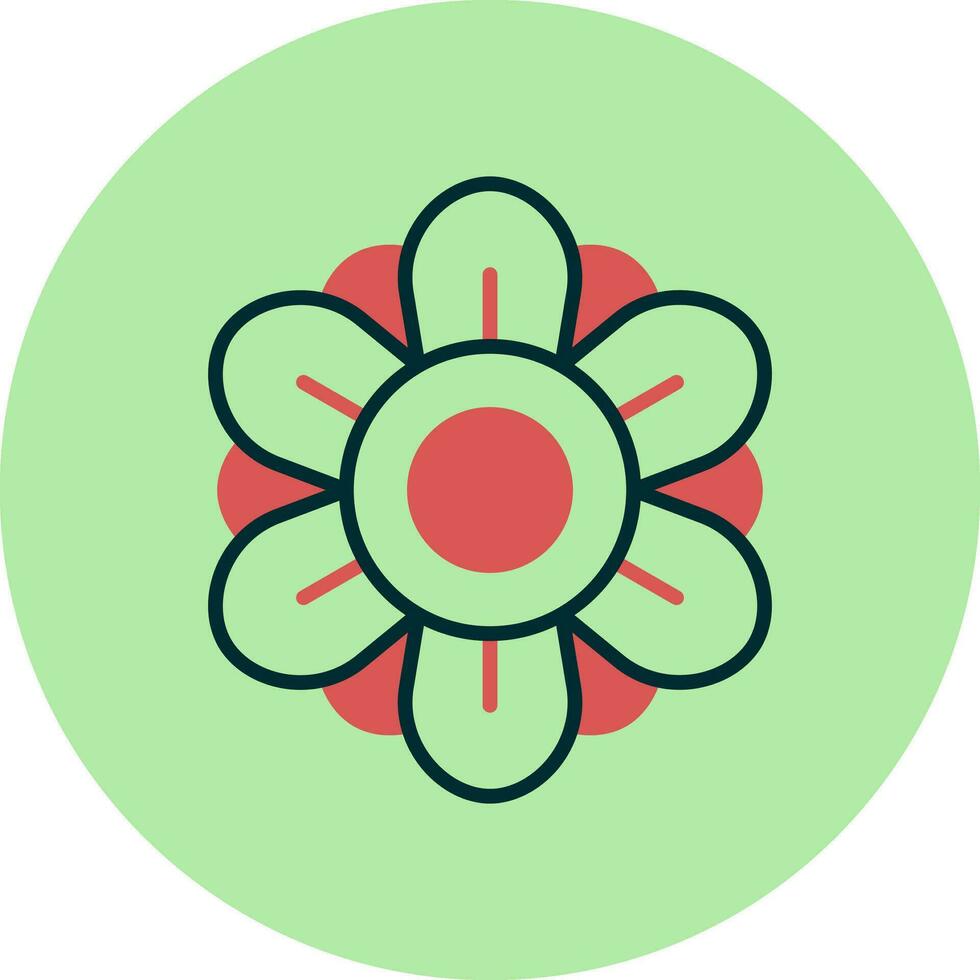 Dahlia Vector Icon