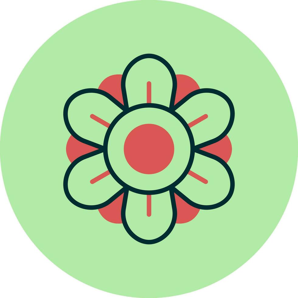 Dahlia Vector Icon