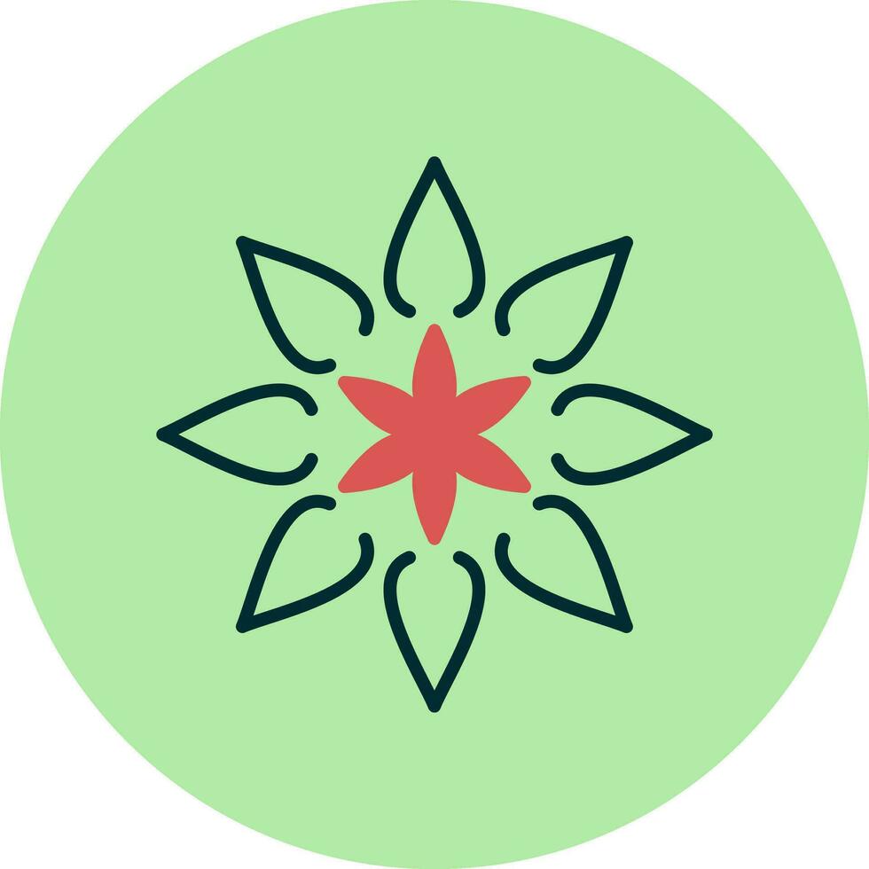 icono de vector de schefflera