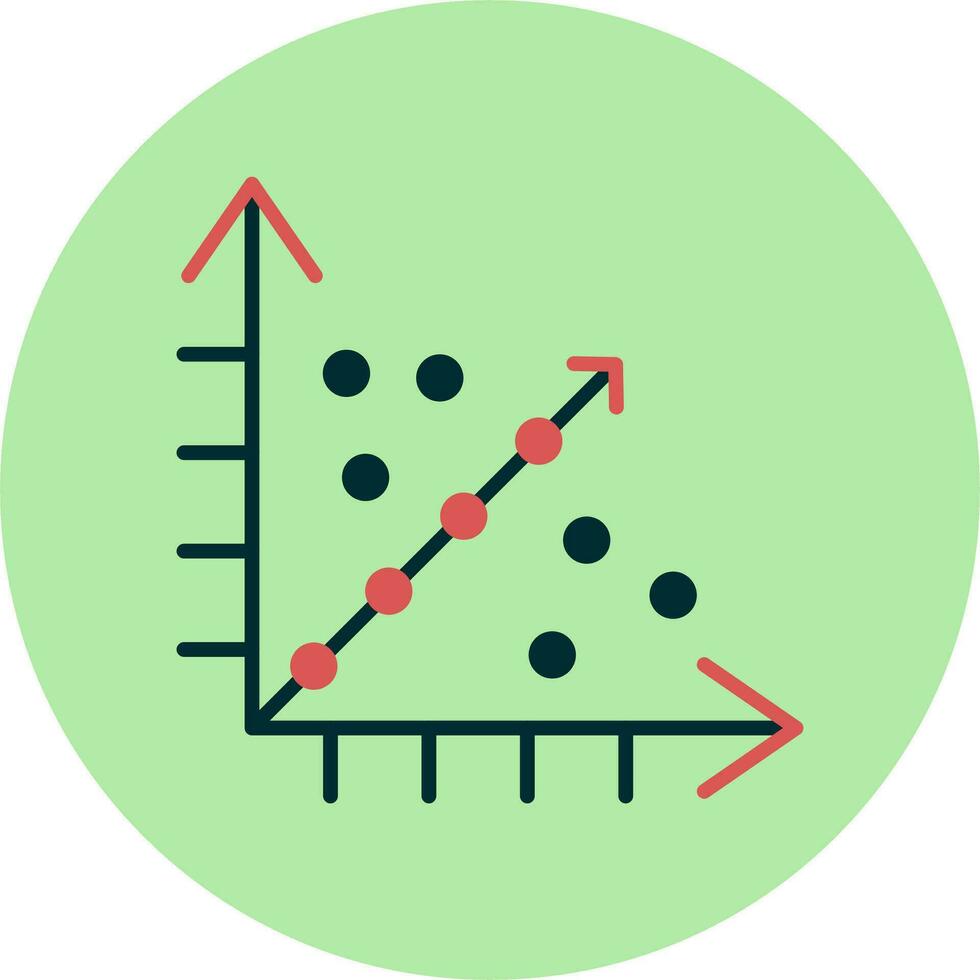 Regression Vector Icon