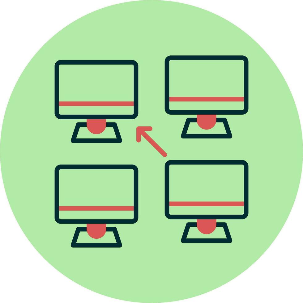 Decentralized Vector Icon