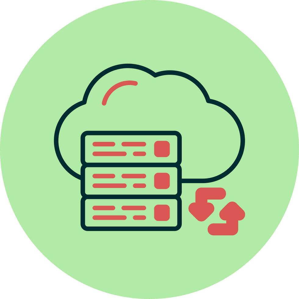 Data Storage Vector Icon