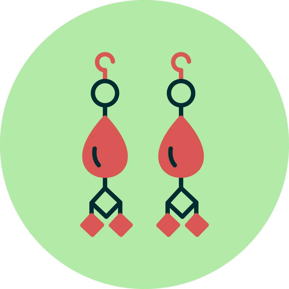 Earrings Vector Icon