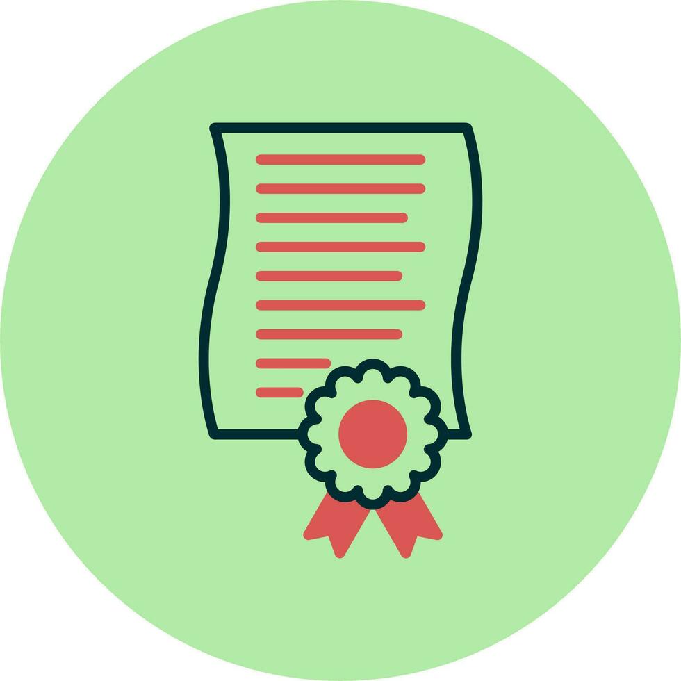 Certificate Vector Icon