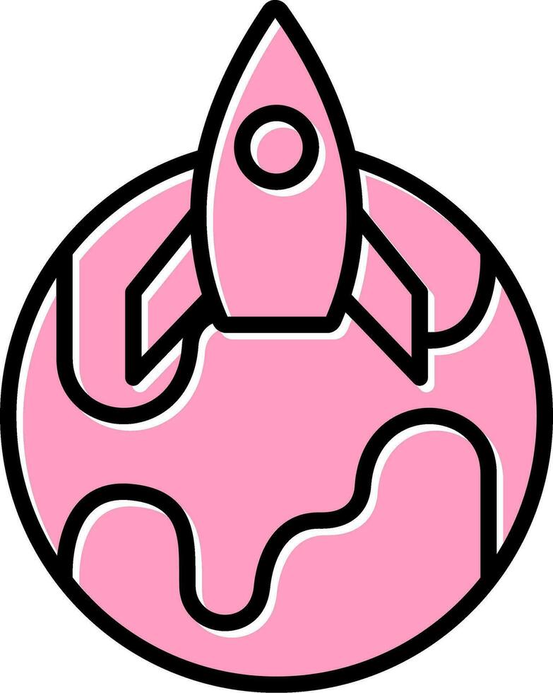 Spaceship Vector Icon
