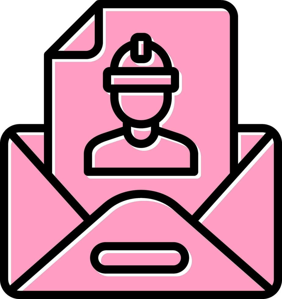 Recommendation Letter Vector Icon