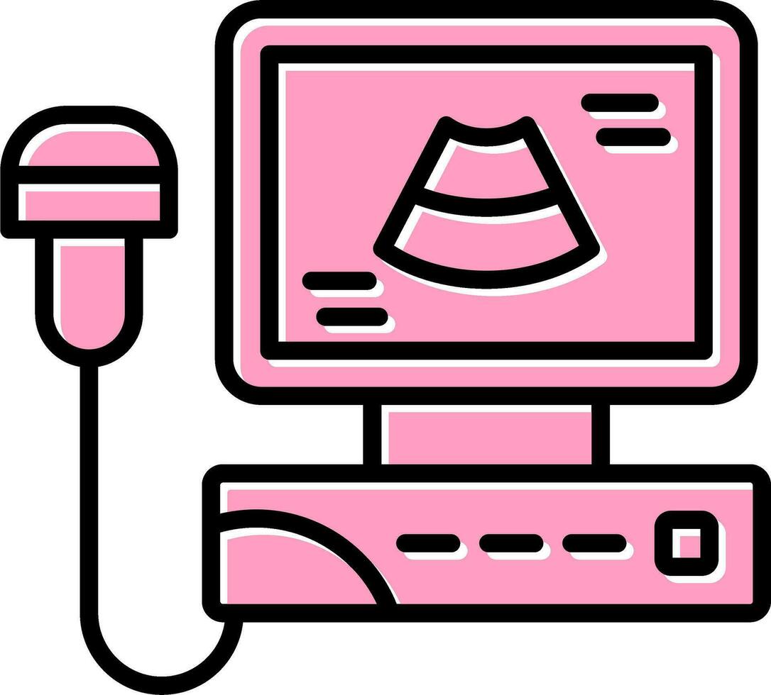Ultrasonography Vector Icon