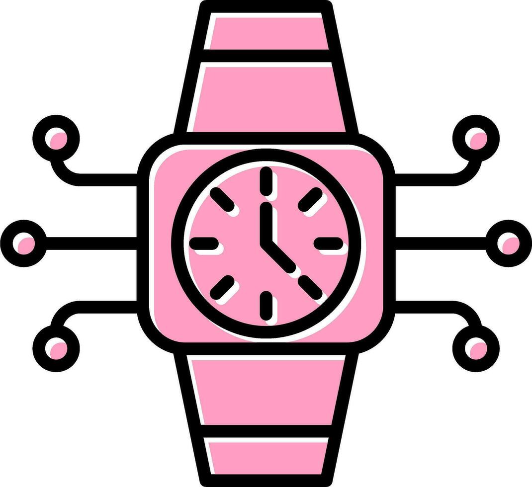 icono de vector de reloj inteligente