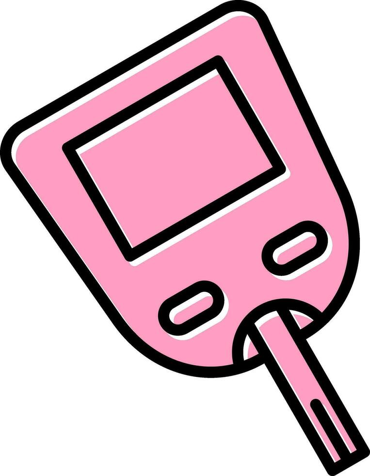 Glucose Meter Vector Icon