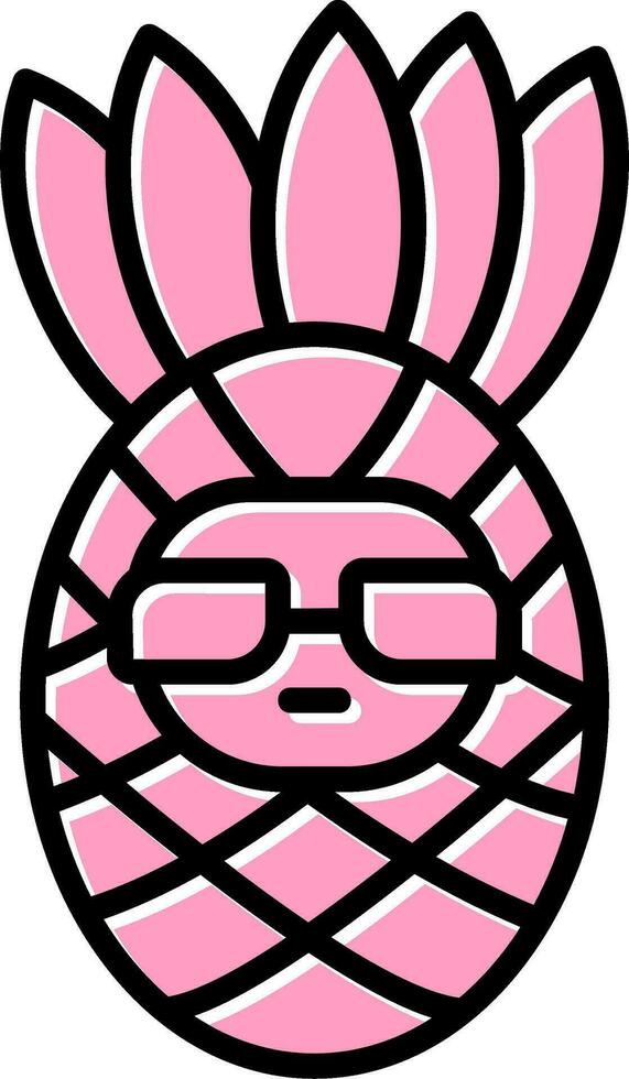 Pineapple Vector Icon