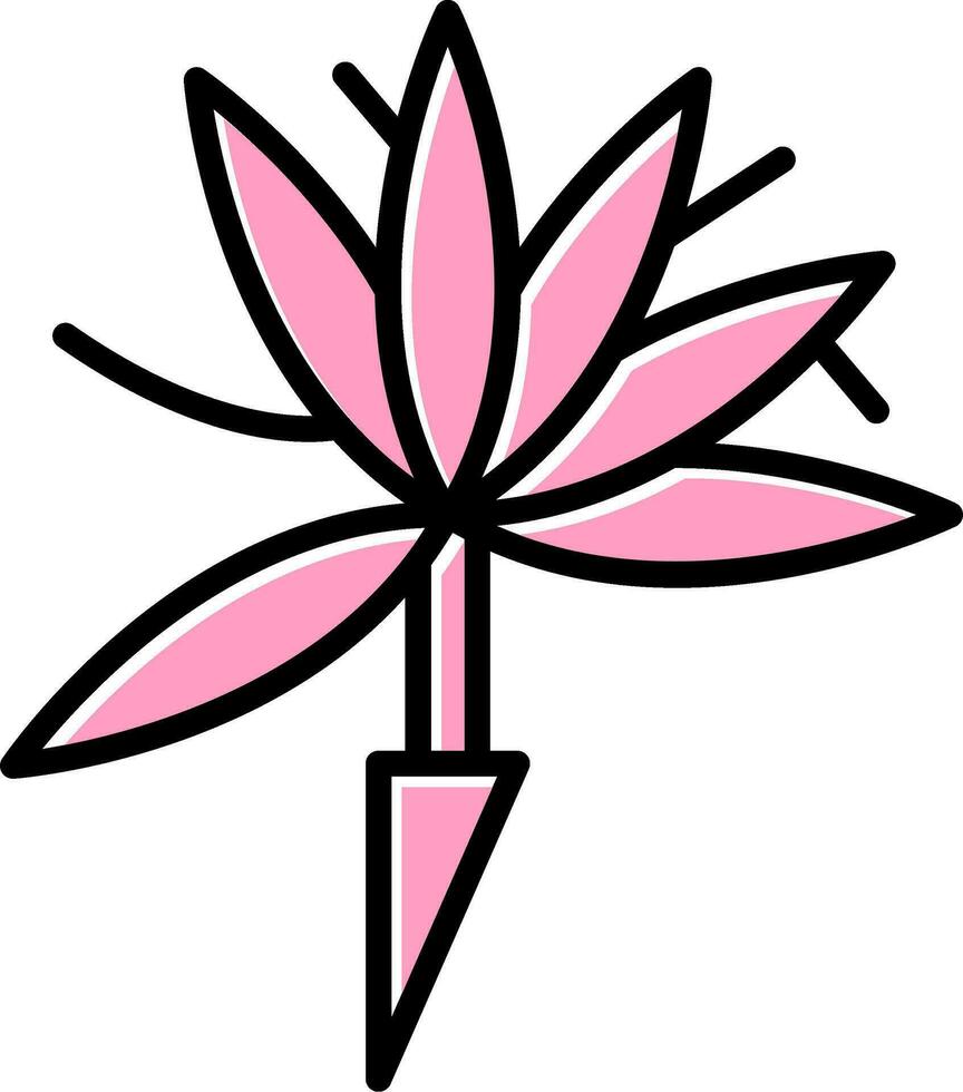 Bird Of Paradise Vector Icon