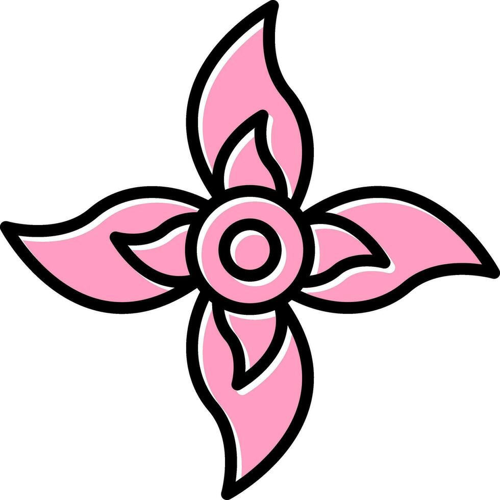 plumeria vector icono