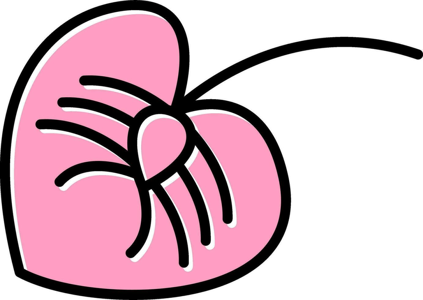 Anthurium Vector Icon