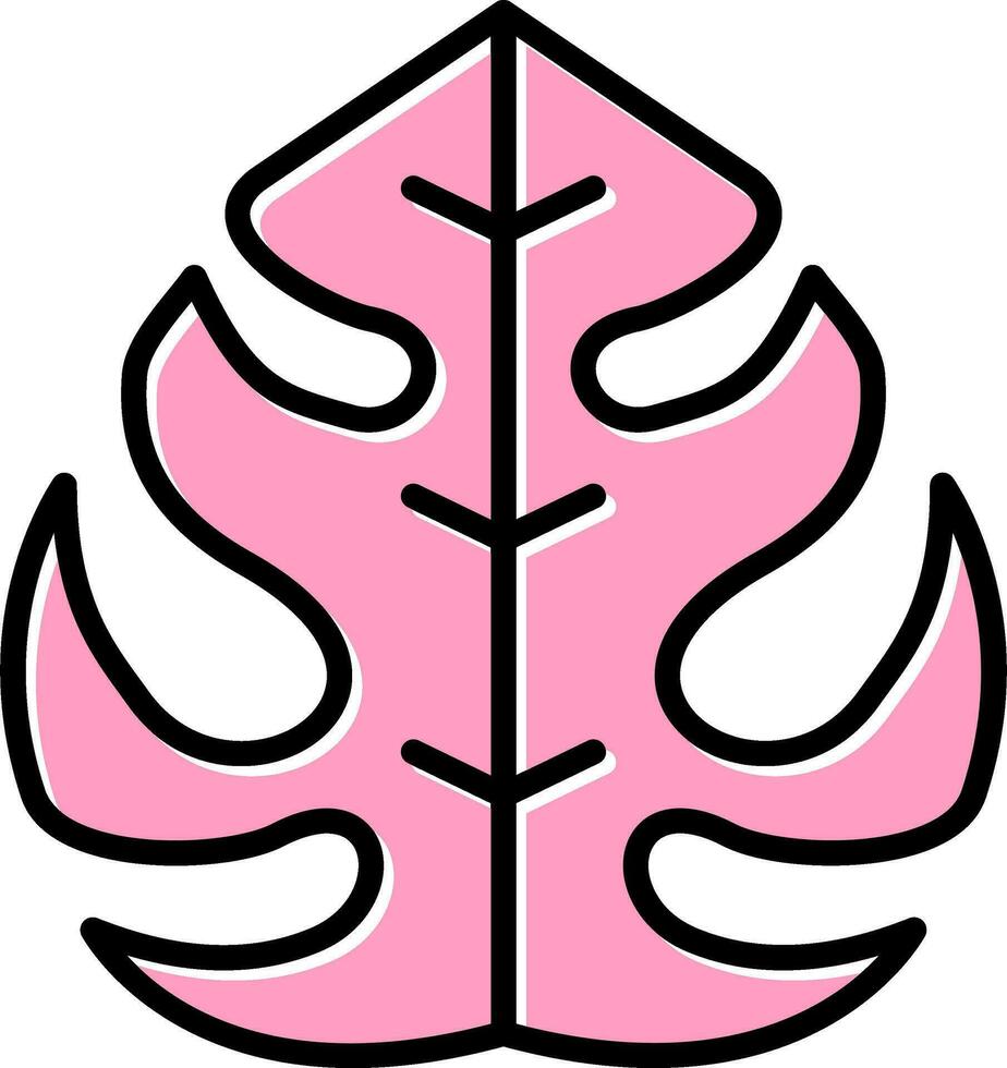 Philodendron Vector Icon