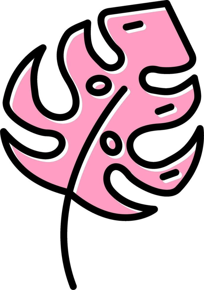 Monstera Deliciosa Vector Icon