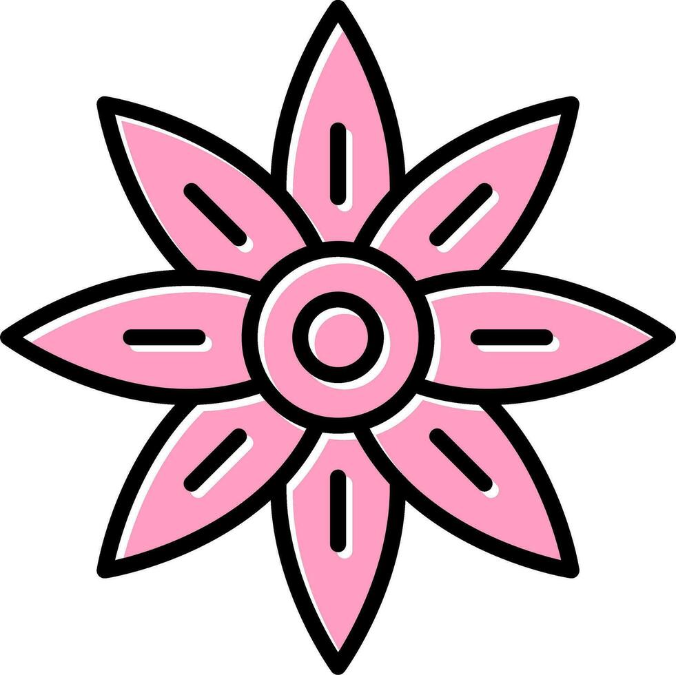 Tiger Lily Vector Icon